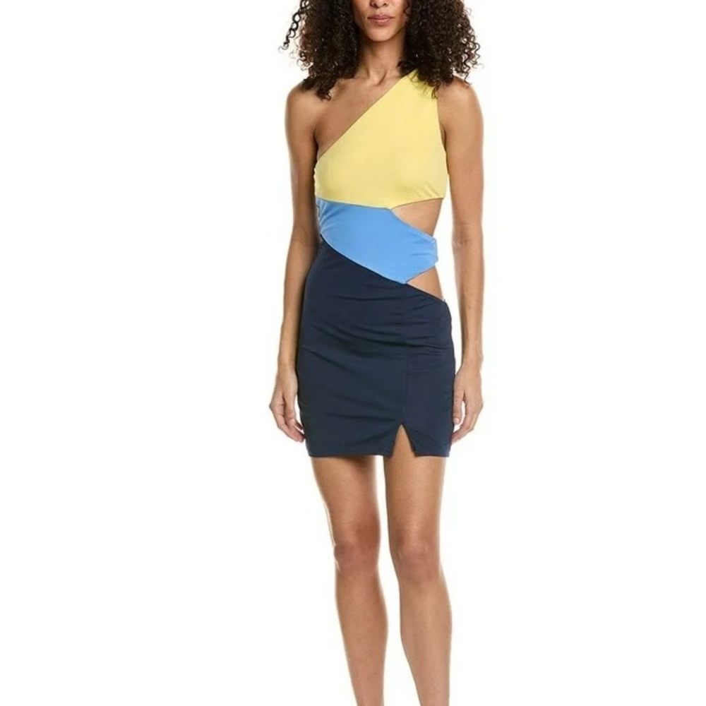 Staud Letta dress in ocean mist NWT